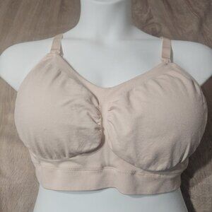 Kindred Bravely Hands Free Pump Sports Bra Plus Size Xxl Busty Pink Nursing Nwt
